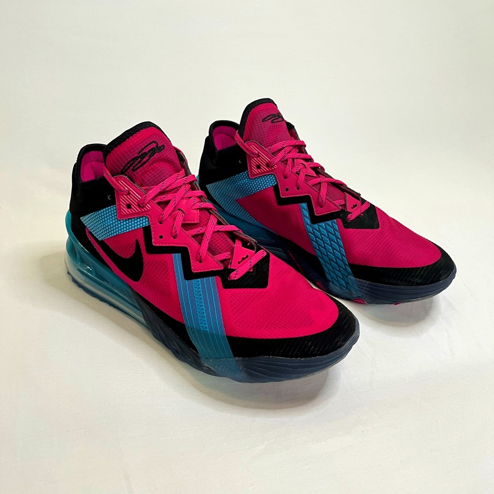 Nike LeBron 18 Low Fireberry  Size- 12